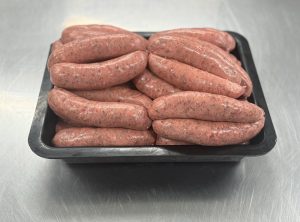 Venison - chilli chocolate sausages